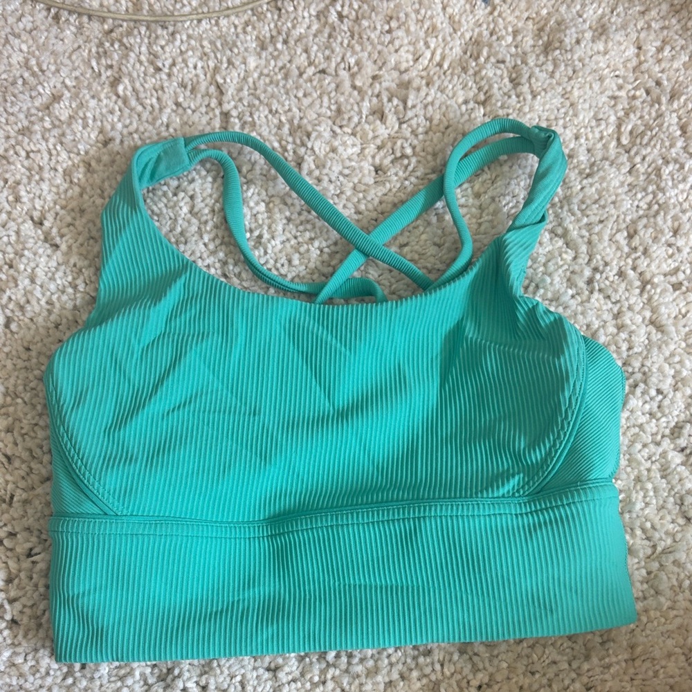 Lululemon Athletica Turquoise Sports Bra
